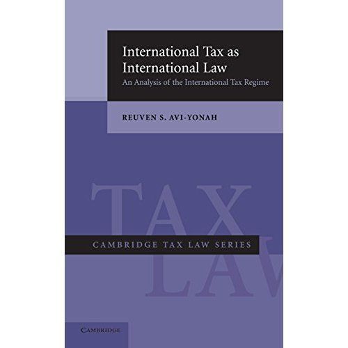 International Tax as International Law Avi-Yonah Hardback 9780521852838