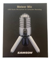 Samson Meteor Condenser Wired - USB Studio Microphone for Computer Recording