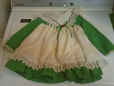 fits standing edition softy cabbage patch kids green dress