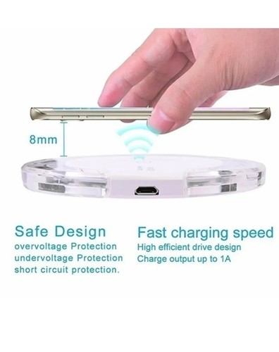 Universal 360 degrees Wireless Charger Fast Charging for iPhone Samsung UK Stock - Picture 6 of 13