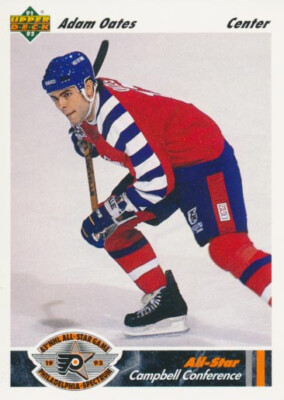 1991-92 Upper Deck #627 ADAM OATES - NHL All-Stars