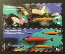 Portugal 2021 - UN Decade, Ocean Sciences for Sustainable Development set MNH
