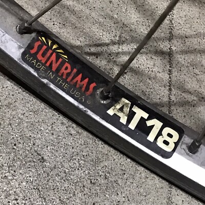 old MTB SUNRIMS×SHIMANO  26インチ Sun Rims AT 18 36-Spoke Aluminum 26