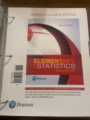 Elementary Statistics 6E Pearson By Mario Triola