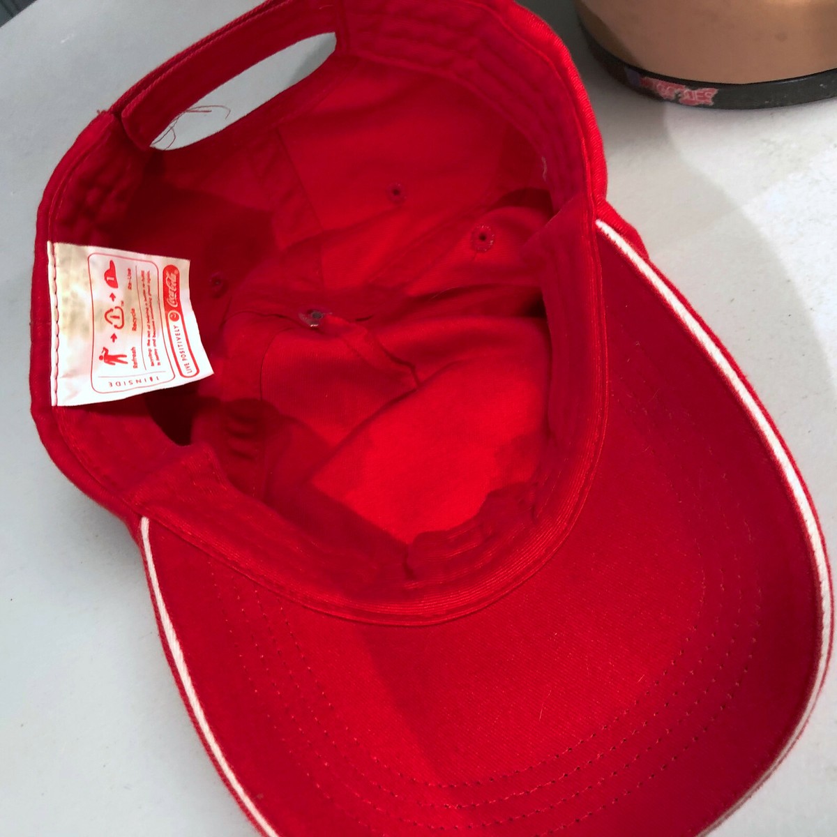Casquette Coupe Du Monde 2010 – Afrique Du Sud – Coca-Cola – Rouge Réglable
