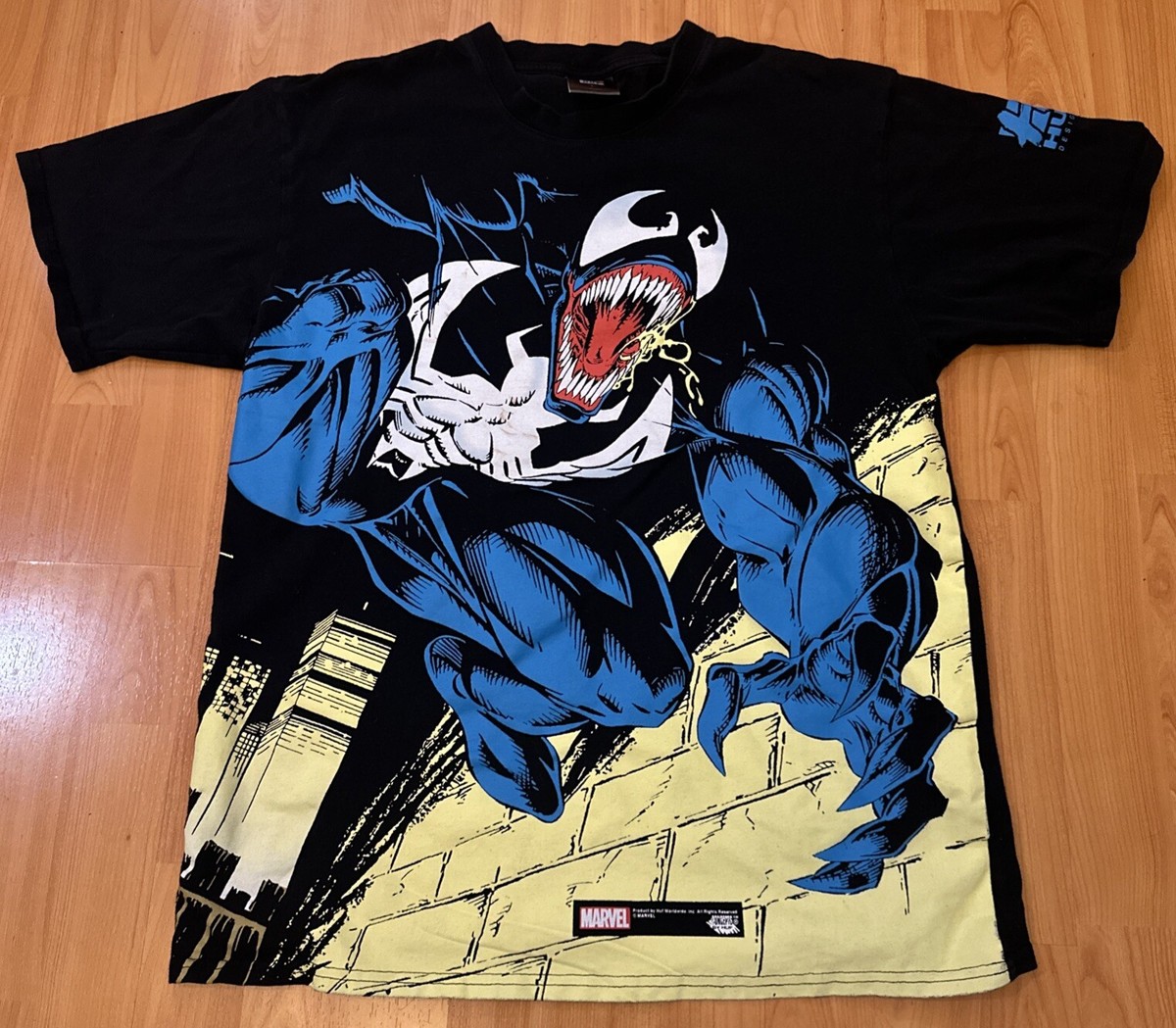 Huf x Marvel Venom Black T Shirt Adult Large | eBay