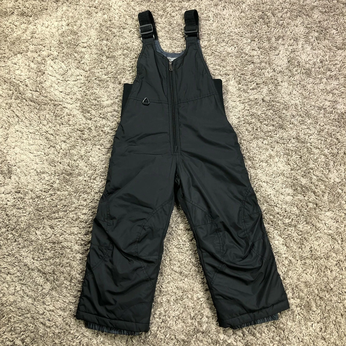 White Sierra Kids Size XS Overalls Think Outside Black Snow Pants