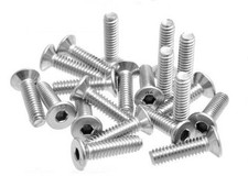 20 X 1/4" Stainless Steel Screw 25mm/1" Long for Tripod Head / Clamp 4mm Hex