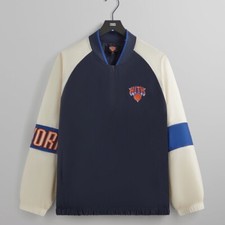 Kith for the New York Knicks Nylon Quarter Zip Jacket Windbreaker Men s Size XL