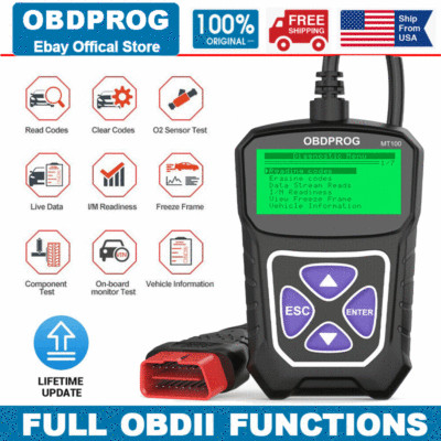 Check Engine Fault Automotive OBD2 Scanner Code Reader Car Diagnostic Scan Tool