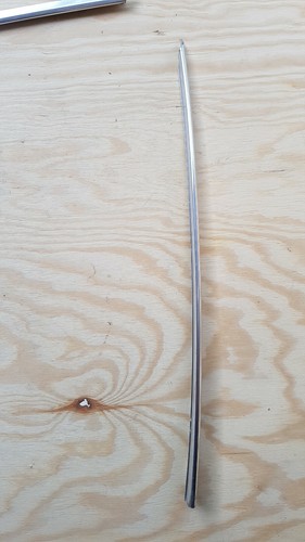 Mercedes W126 SE Chrom Chromleiste Fensterleiste hinten rechts - Bild 3 von 5