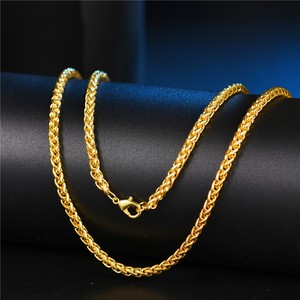 lantern 14k rope filled chain heavy necklace yellow gold