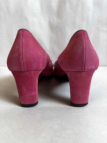 Vintage St. John High Womens 8.5 Pink Pumps Shoes - Picture 15 of 16
