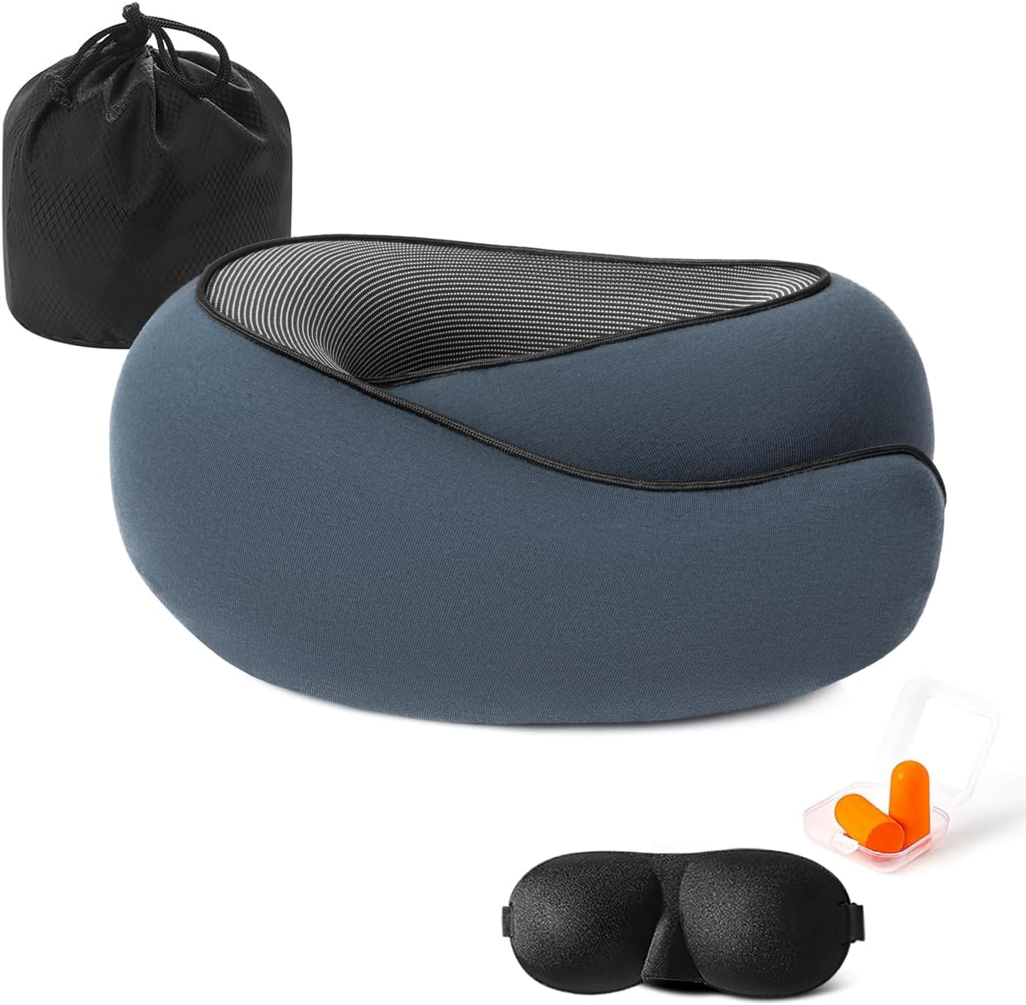 Comfortable Travel Neck Pillow for Airplanes and Flights