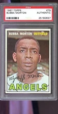 1967 Topps #79 Bubba Morton California Angels PSA AUTHENTIC Graded Baseball Card