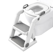Potty Training Seat, Pre Assembled Potty Seat with Ladder, 2-in-1 Potty Training