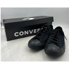 Converse Chuck Taylor Shoes Mens 11 All Star Low Top Black Ox Canvas Sneakers