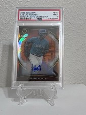 2023 Bowman Invicta Lazaro Montes #BI-13 Auto Orange Refractor 18/25 (RC) PSA 9