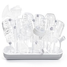 Termichy High Capacity Baby Bottle Drying Rack with Tray, Gray - Space-Saving, E