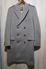 Vintage Daks british warm  officers overcoat coat