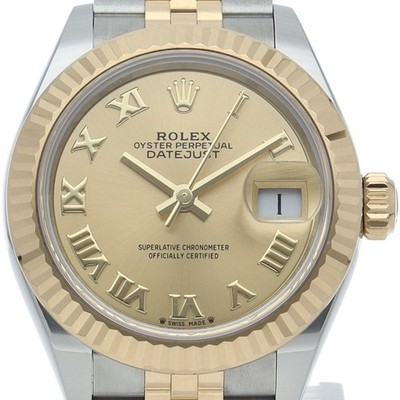 ROLEX Datejust 28 Damenuhr Jubilee 279173 K18YG / Edelstahl Damen Wa...