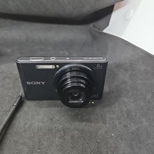 Sony Cybershot DSC-W830 20.1MP Digital Camera Black Zeiss Lens- No Charger 2
