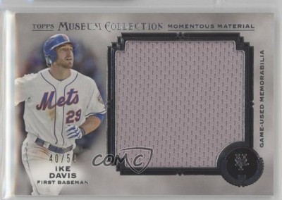 2013 Topps Museum Collection Momentous Material Jumbo Relics 40/50 Ike Davis g6w