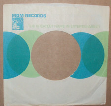 "M.G.M","Company Sleeve","Original","45rpm","7inch","Record","Vintage",, ;0>