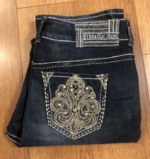 Hydraulic N.Y.C. Denim Bailey Original Fit Slim Boot Cut Jeans Size 16/Inseam 33