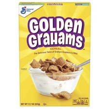 6x Golden Grahams Cereal Box Honey Graham Cracker Breakfast Food Bulk New 11.7oz
