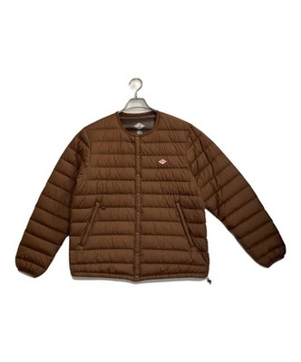 DANTON Crew neck inner down jacket Size: L Brown DT-A0025 Men