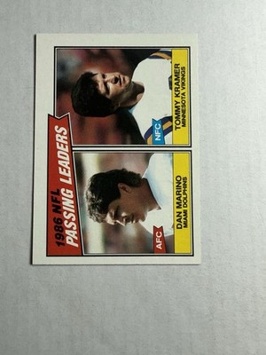 1987 Topps - Dan Marino, Tommy Kramer #227
