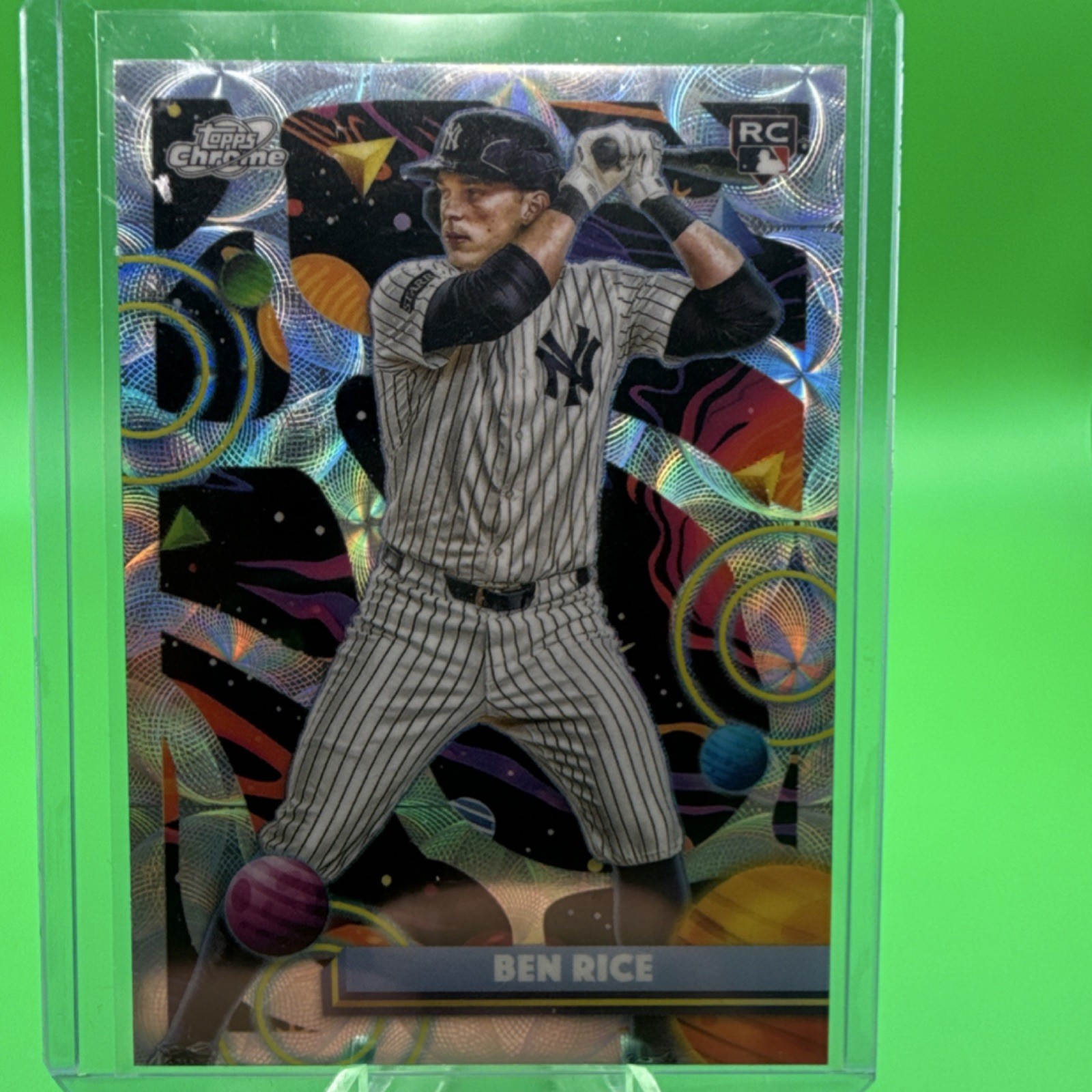 Topps 2025 Cosmic Chrome Ben Rice #174 Nucleus Refractor Rookie Yankees MLB