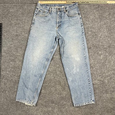 Basic Equipment Jeans Mens Size 36 Light Wash Blue Straight Leg Cotton Denim