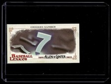 2022 Topps Allen & Ginter Mini Crooked Number Baseball Lexicon #BL-16