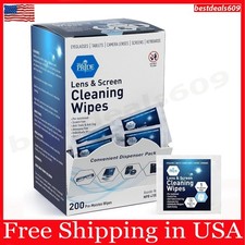 200 Count Electronic Screen Cleaner Wipes for Tablet Computer Monitor Laptop TV