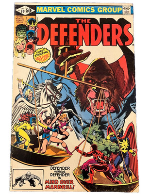 DEFENDERS #90 December 1980 Bronze Age Marvel Comics FREE USPS SHIPPING (FN-VF)