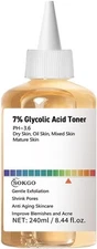 7% Glycolic Acid Exfoliating Toner, Exfoliating Facial Toner, Pore Minimizing To