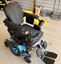 2024 Permobil M3 Corpus Power Wheelchair Tilt, Lift, Recline Black Blue