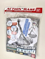 Bandai Action Base 1 Gray Display Stand MG HG 1/100 New Open Bag