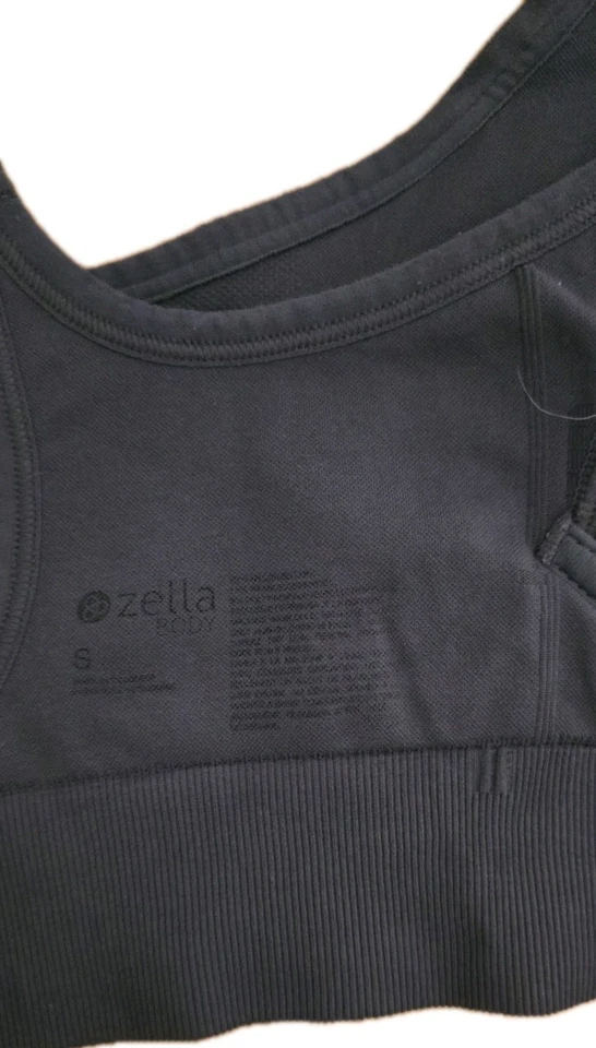 Sujetador deportivo Zella para mujer con relé corporal espalda cruzada correr yoga entrenamiento talla pequeña Foto 3 de 4