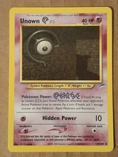 Pokemon Unown C 57/105 NEO Destiny NM See Pictures on eBay