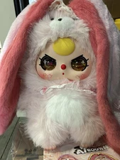 Baby Three 800% AI Pink Bunny Liquid Eyes