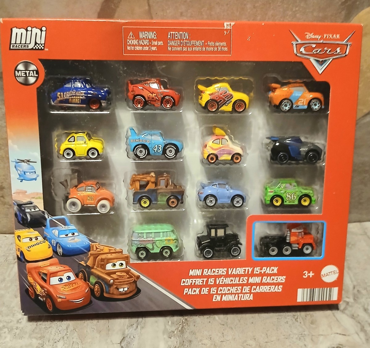 Mattel Disney / Pixar Cars Die Cast Metal Mini Racers Mini Racers