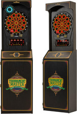 Electronic Dartboard Arcade Cabinet 24 Games Dart Board Soft Tip Darts Set PRO
