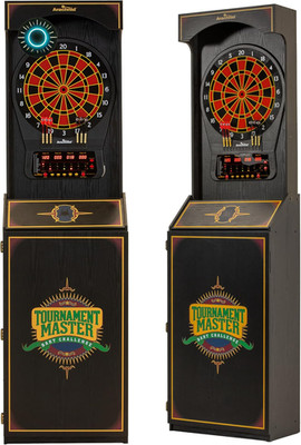 Electronic Dartboard Arcade Cabinet 24 Games Dart Board Soft Tip Darts Set PRO