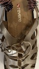 Revere Women’s Metallic Gold Leather Strappy Lace-Up Flat Sandals Sz 7 — photo 3