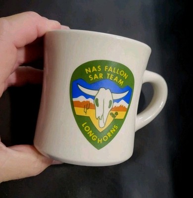 Rare 2004 NAS FALLON NV SAR Helo TEAM LONGHORNS Squadron  Ceramic Cup Mug 