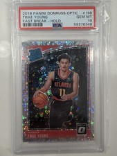 2018-19 Panini Donruss Optic -Rated Rookie Trae Young Holo Fast Break Prizm (RC)