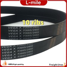 1PK 10 Ribs Motor PJ660 Belt VEGA Belt 260J Drive Belt Pulley Belt NEW